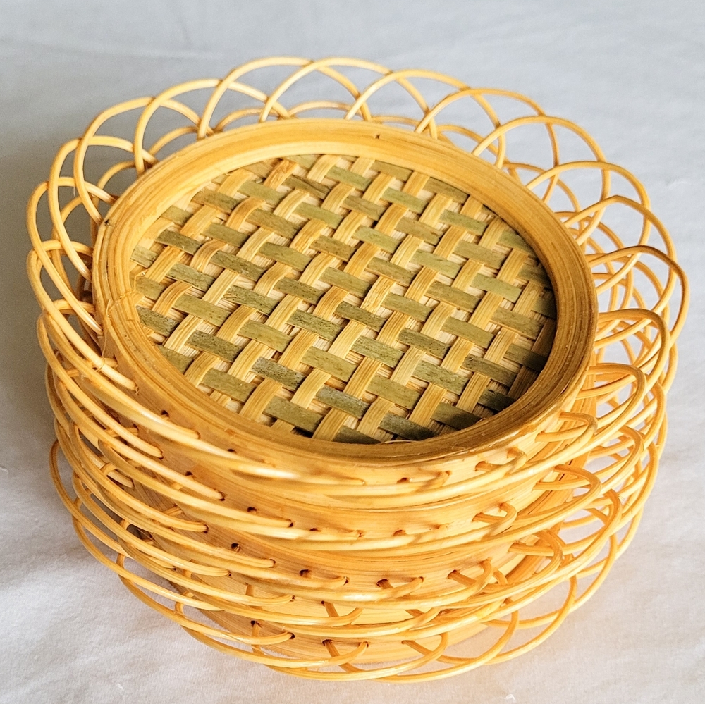Wicker coasters - Picture 2 of 3